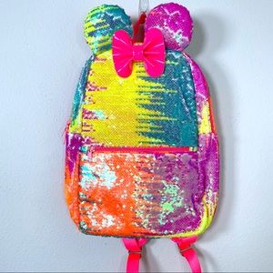 Disney Rainbow Sequined Backpack Excellent used condition